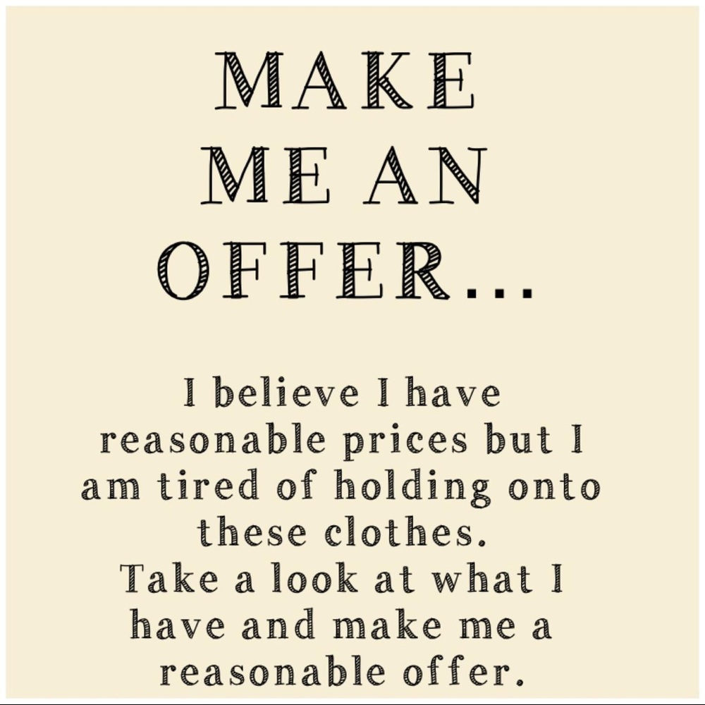 Make me an offer!